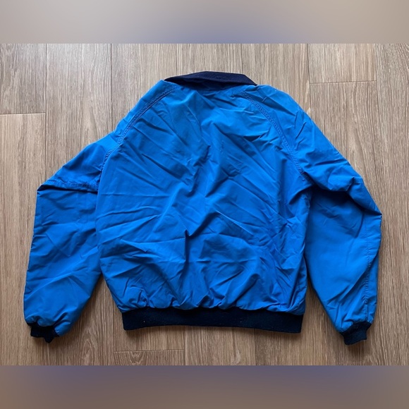 Vintage LL Bean Three Season Jacket Fleeced Lined Blue Men's Size Large - Picture 8 of 8